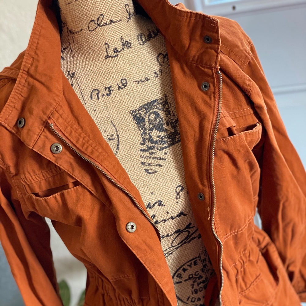 Universal Thread Burnt Orange Utility Jacket